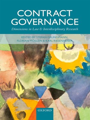 cover image of Contract Governance